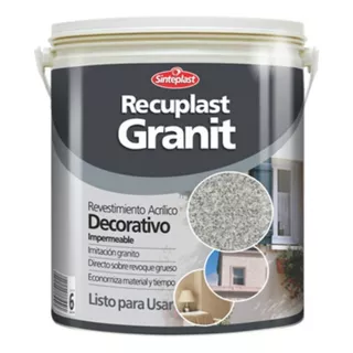 Recuplast Granit Revestimiento Acrilico Deco 30kg - Color Nube