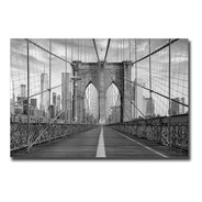Cuadros Nueva York Puente Brooklyn Tela 40x130 120x70
