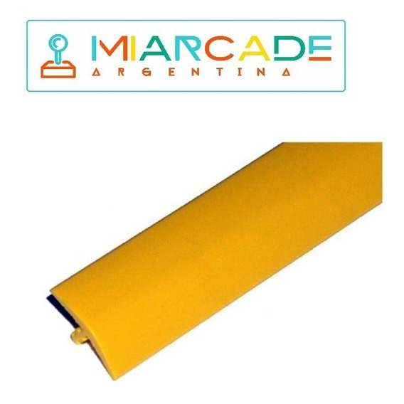 Tapacanto Arcade T-molding Amarillo 4 Mts Miarcade Argentina