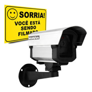 Micro Câmera Falsa Com Led P/ Segurança Security Parts