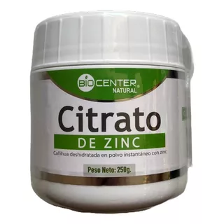 Citrato De Zinc 250g - Biocenter