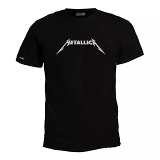  Camiseta Metallica Logo Metal Rock Banda Eco