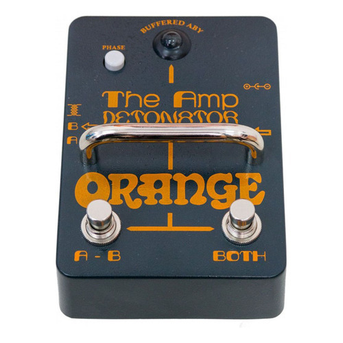 Pedal Orange Amp Detonator Pedal Caja Switch A B Y Color Negro