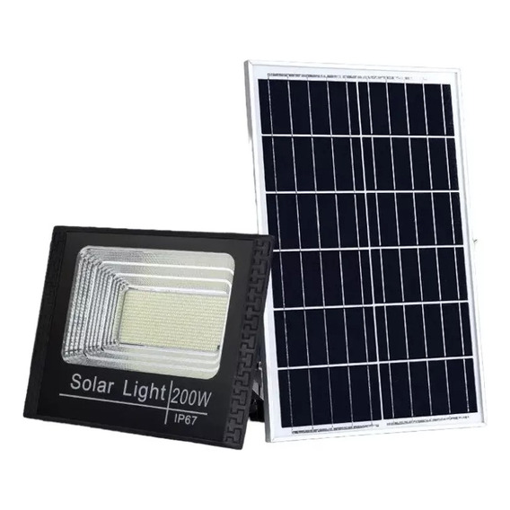 Reflector Solar 200w Maxima Potencia + Control Remoto