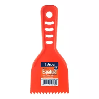 Espatula Plastica Dentada 8cm - Atlas