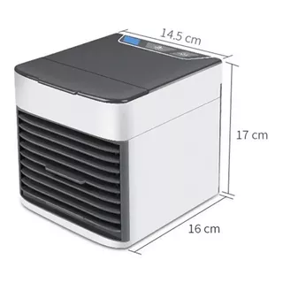 Mini Refrigerador Hexagonal De Ar Condicionado Portátil, Cor Branca