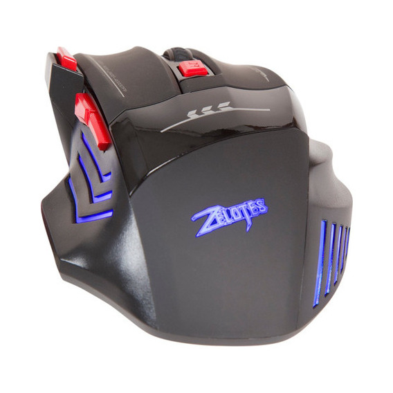 Mouse Gamer Inalambrico Recargable 4000dpi Zelotes F-14s Color Negro