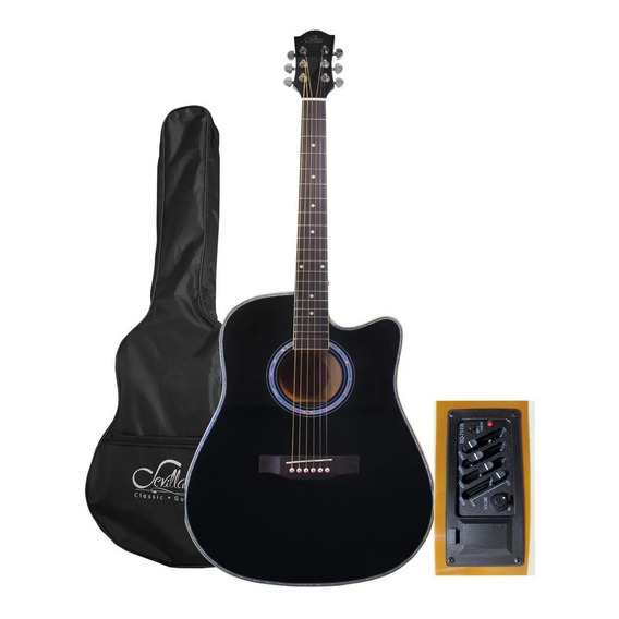 Guitarra Electroacústica Sevillana 41 + Funda / 8463