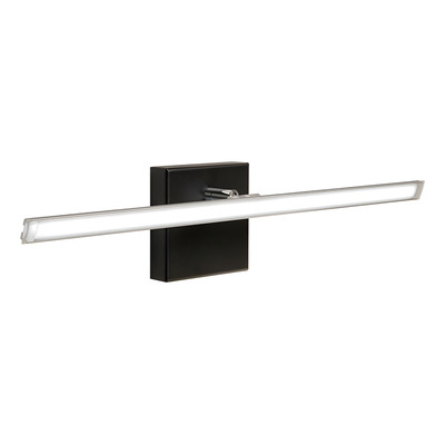 Aplique Pared Móvil Fenix Cuadros Baños Led 20w Negro