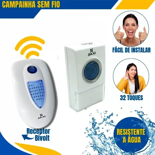 Campainha Fácil Instalação sem Fio – HOUSE 38