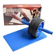 Rueda Abdominal Doble  Desarmable + Colchoneta Sol Fitness