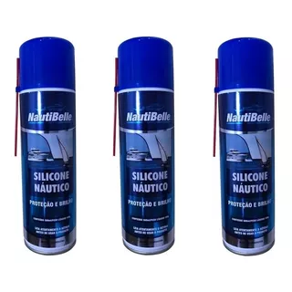 Silicone Náutico Nautibelle 300 Ml Lancha Barco Jet C/ 3 Un