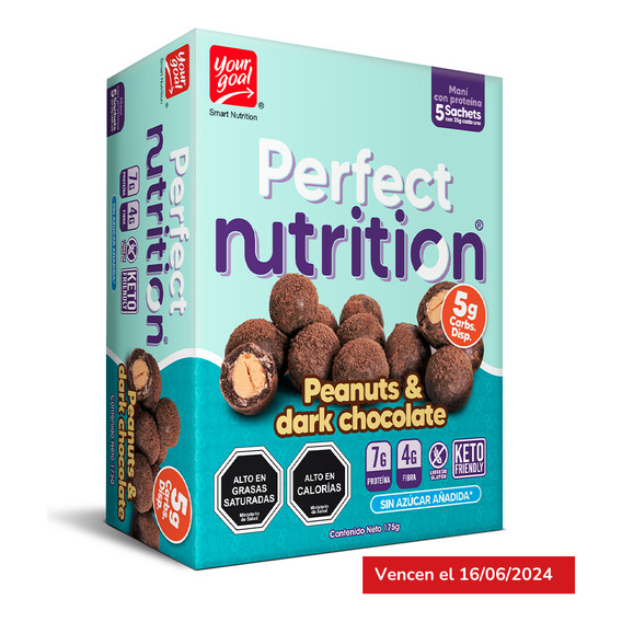 5 Perfect Nutrition Peanuts & Darks Chocolate