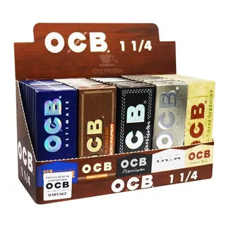 Caixa De Seda Ocb Mix 1 1/4 - 50 Unidades 