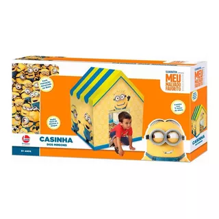 Barraca Casinha Minions Fácil Montagem Licenciada Lider