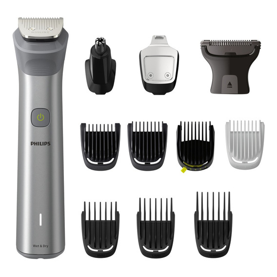 Philips Multigroom Series 5000 Recortador 12 Acc Mg5940/15 Color Plateado