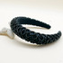 Crystal headband black