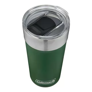 Copo Coleman Térmico Inox Cerveja Chopp Gelado Acampamentos Cor Verde Liso