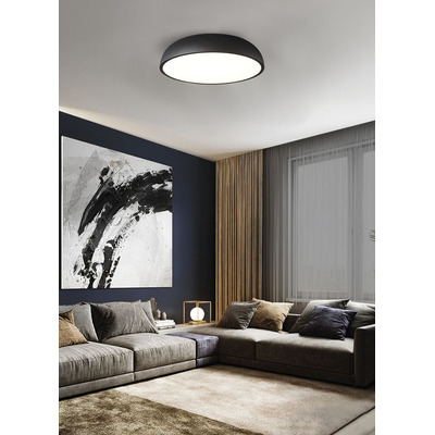 Plafon Led Dakar M Blanco 50w Diseño Moderno 50cm Dab