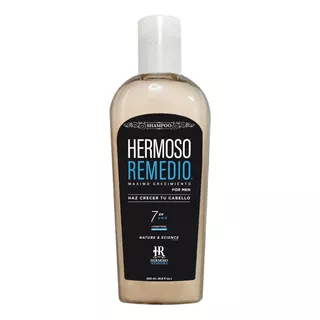 Shampoo Hermoso Remedio ® Anticaida Crecimiento Acelerado Reparador Hidratante Anticaspa Para Hombre 250ml Por 1 Unidad