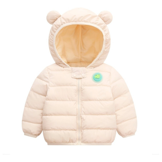 Chaqueta Abrigada Con Orejas De Osito Invierno Bebes Y Niños