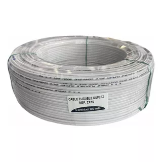 Cable Duplex 2x10 Rollo X100mts