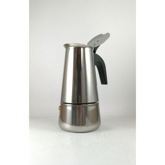 Cafetera Moka De Lujo 250 Ml (6 Tazas) En Acero Inoxidable