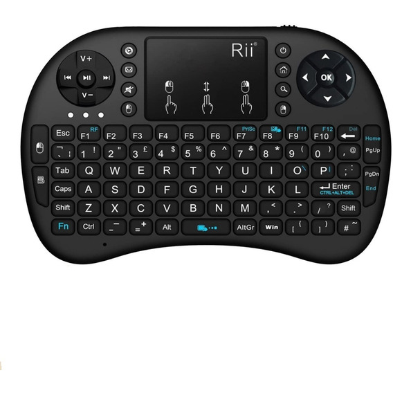 Mini Teclado Para Smart Tv Control Remoto Con Luz