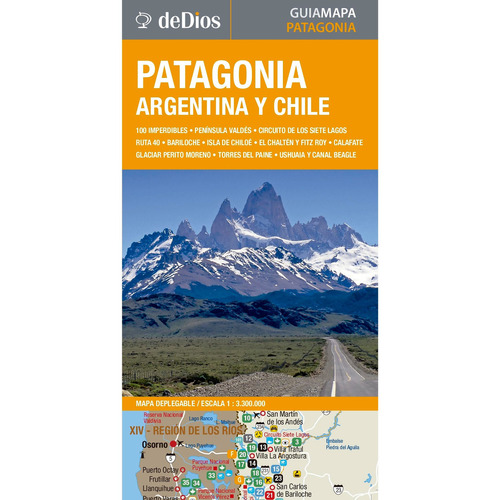 Patagonia - Guia Mapa (2Da Ed), de De Dios Julián. Editorial DeDios, tapa blanda, edición 1 en español, 2022
