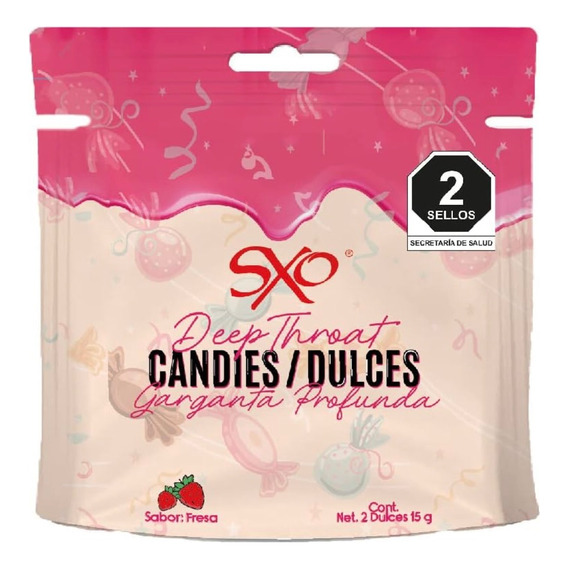 Dulces Sxo Efecto Des-sensibilizante Garganta (2 Dulces)