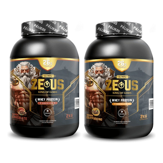 Whey Protein Zeus 2 Kilos - Pack 2 Proteínas- Envio Gratis 