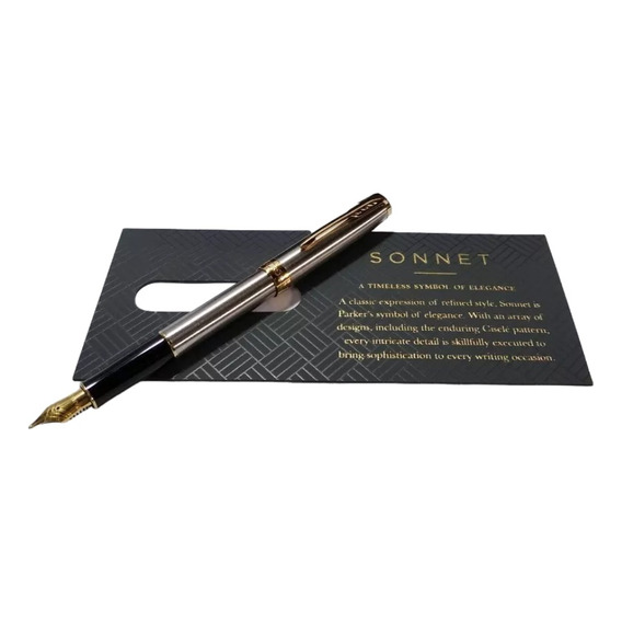 Pluma Estilográfica Parker Sonnet Stainless Steel Gt