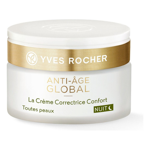 Crema De Noche Rejuvenecedora Anti Age Global Yves Rocher Tipo de piel Todo tipo de piel