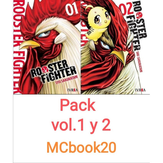 Rooster Fighter Pack 1 Y 2 - Manga - Ivrea