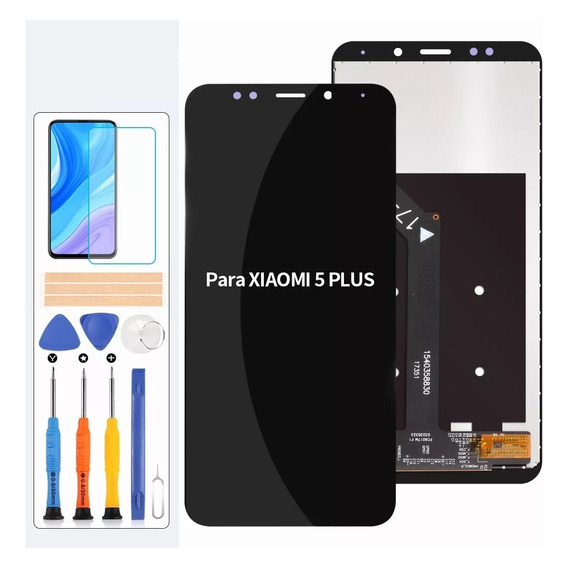 Para Xiaomi Redmi 5 Plus Lcd Táctil Pantalla Completa Negra