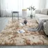 Alfombra Tapete Shaggy Peluda 150 X 200cm Pelo Alto Ancho 150 cm Color Beige Diseño de la tela Veteado Largo 200 cm