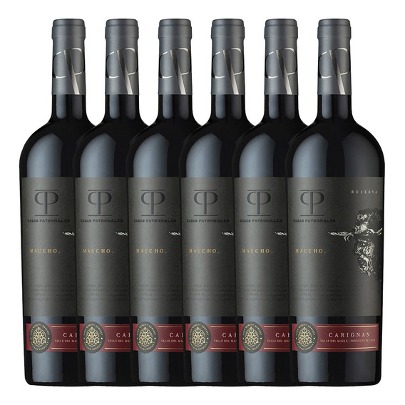 6x Vino Casas Patronales Reserva Maucho Carignan