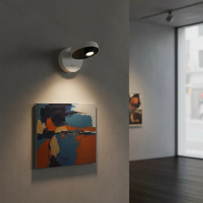 Aplique Led Coastal-ap-bl Móvil Blanco 3000k Diseño Gmg  - Blanco