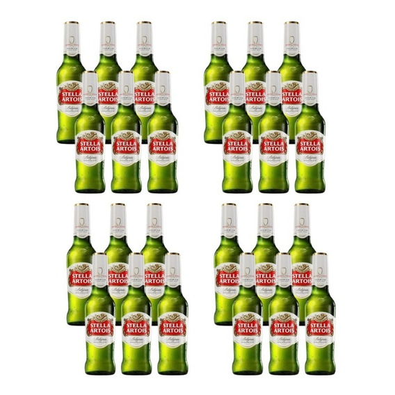 Cerveza Stella Artois Porron 330ml Pack X24 Zetta Bebidas