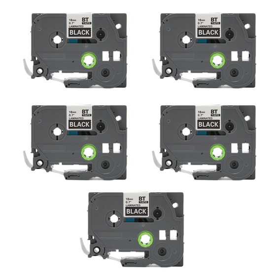 Cinta Adhesiva De 18 Mm, 5 Piezas, Para Tze 241 Tz241, 3/4 P