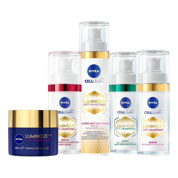 Nivea Rutina Total Luminous Antiedad + Acne