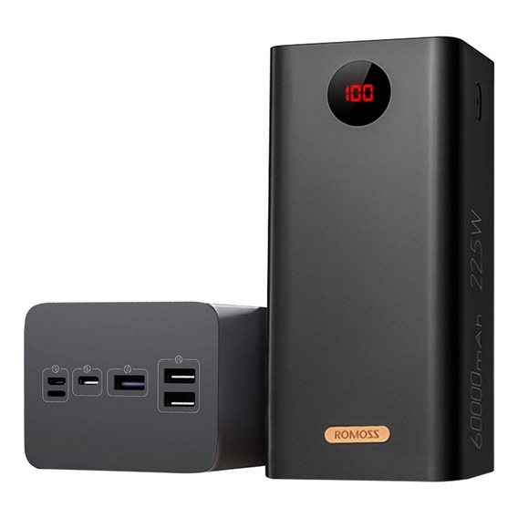 Banco De Energía Portátil 60000mah Type-c Carga Súper 22.5w