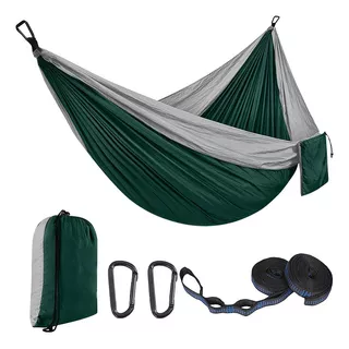 Rede De Dormir Casal Camping Descanso Nylon 530g Resistente