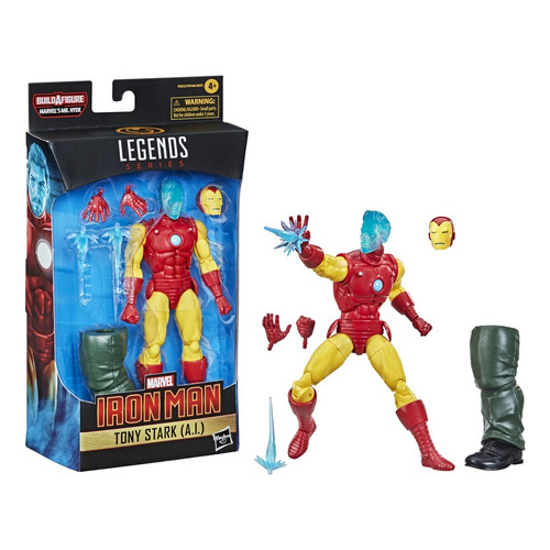 Figura De Acción Marvel Legends Series Tony Stark (a.i.) +3