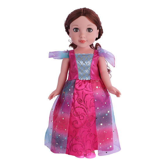 Miniso Muñeca Princesa Con Vestido Y Accesorios Rosa 44 Cm
