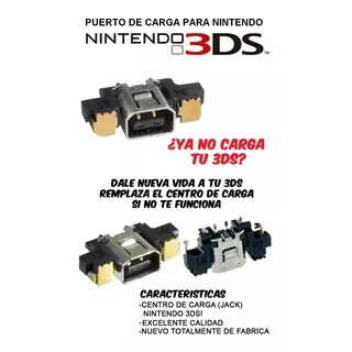 Pin De Carga 3ds 3dsxl Nuevo Sin Instalar Maxivideo 5$