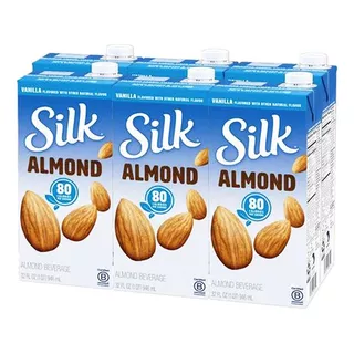 Bebida Almendras Silk Vainilla 946ml X6 - mL a $14