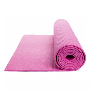 Tapete De Yoga, Pilates, Fitness, Portátil, 15 Mm De Grosor Color Rosa