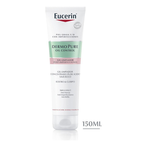 Eucerin Gel Limpiador Dermopure Triple Efecto 150ml