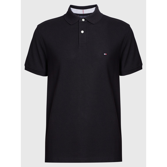 Polo Essential Regular Fit Hombre Tommy Hilfiger Negro